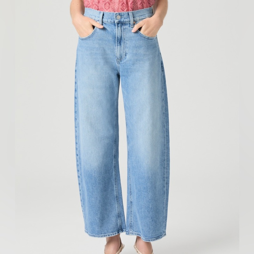 PAIGE - Arellia Ankle Barrel Leg Jeans
